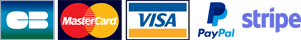 CB - VISA- MasterCard - Paypal - Stripe